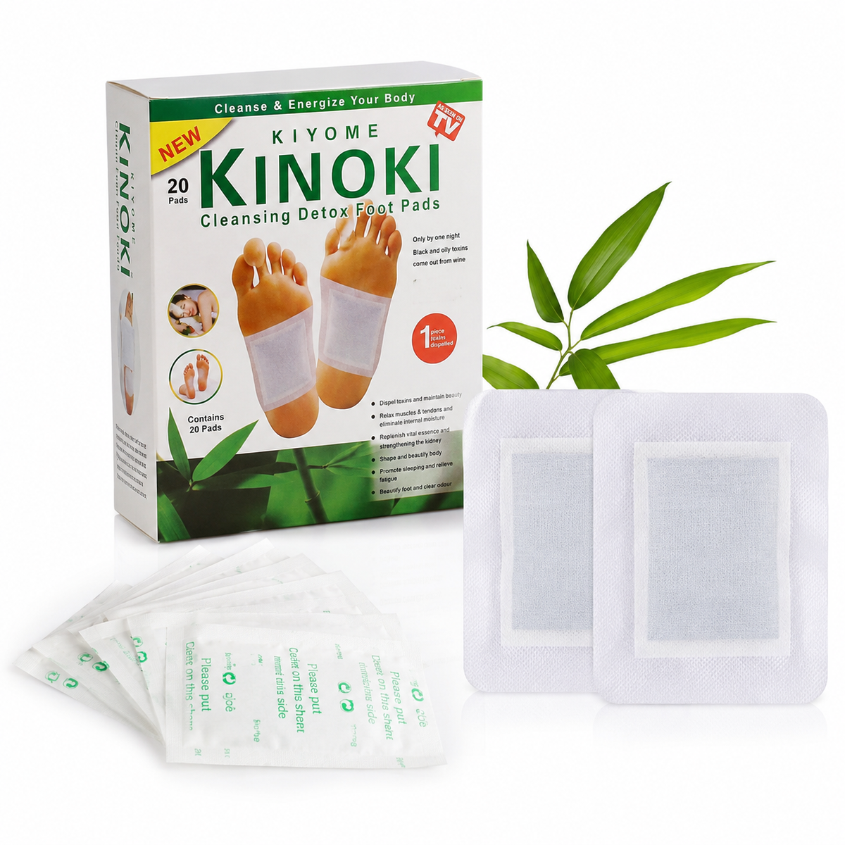 Foot Pads - Kinoki Detox Foot Patches (Pack of 15)