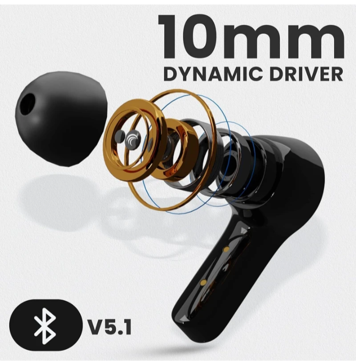 🎧 Crystal Clear Wireless Earbuds | High-Quality Bluetooth Earphones with Stylish Design ✨