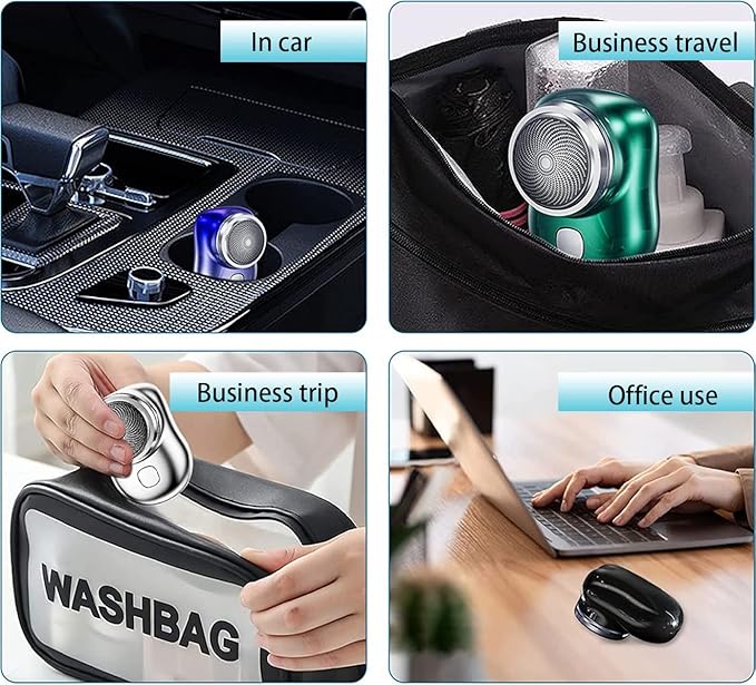 ✨ Mini-Shave Pro™ Portable Electric Shavers for Men 💜