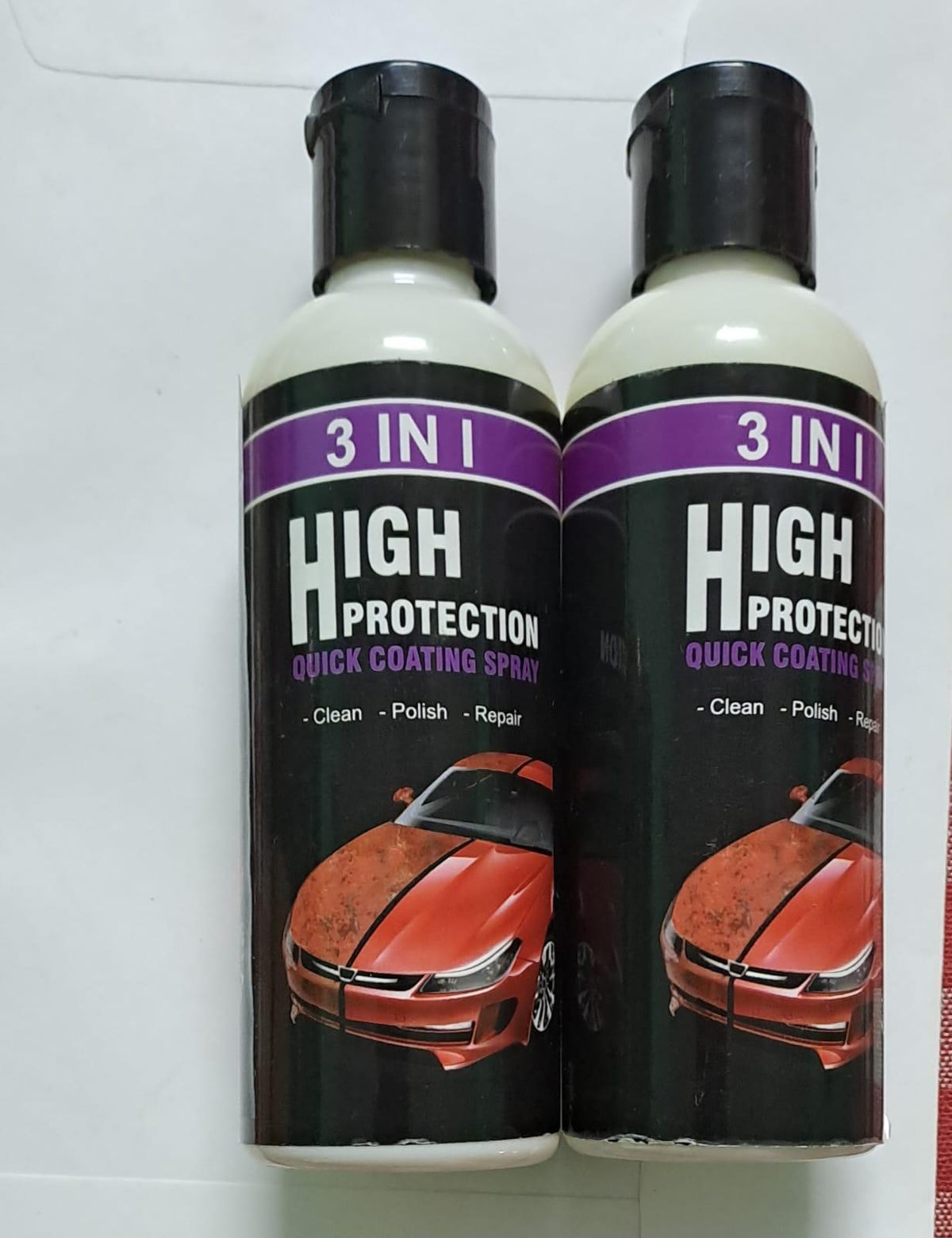 🚗 NanoShield Pro™ Hydrophobic Polish Nano Coating Agent Car Scratch Repair & Quick Shine Spray for Cars, Motorcycles & Boats | Water Repellent Protective Polish Coating (Pack of 2) 💦✨