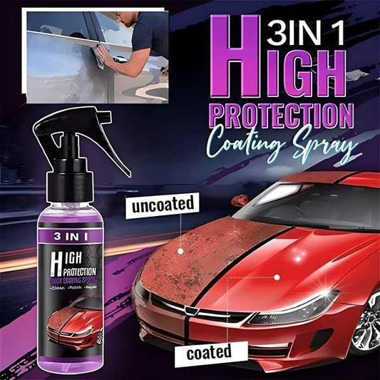 🚗 NanoShield Pro™ Hydrophobic Polish Nano Coating Agent Car Scratch Repair & Quick Shine Spray for Cars, Motorcycles & Boats | Water Repellent Protective Polish Coating (Pack of 2) 💦✨