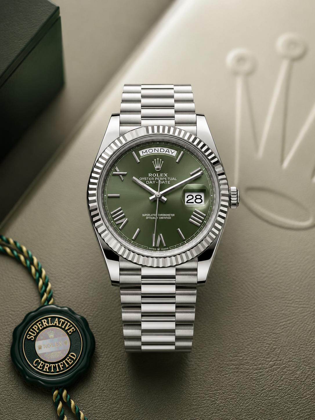 👑 RoleXx_Day-Date Olive Green – Signature Edition 💚✨