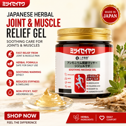 Japanese Herbal Joint & Muscle Relief Gel 🇯🇵🌿💆( Buy 1 Get 1 free )